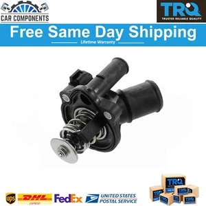 TRQ New Thermostat with Housing Water Neck For 2001-2011 Ford Focus Ranger - Picture 1 of 3