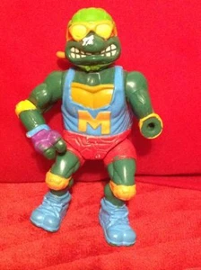 Figura TMNT Skateboardin' Mike 5" 1991 Teenage Mutant Ninja Turtles Miguel Ángel - Imagen 1 de 2