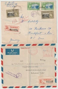1949 COPERTINA ANTERIORE E 1954 TRINIDAD IMMATRICOLATA IN OLANDA E GERMANIA CON H/S A V 2 - Foto 1 di 3