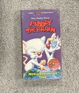 Sealed Animaniacs - Pinky The Brain: World Domination Tour (VHS, 1996) - Picture 1 of 2