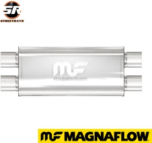 MagnaFlow Stainless Steel 5" x 8" Oval Straight-Through Exhaust Muffler - 12468 - Picture 1 of 1