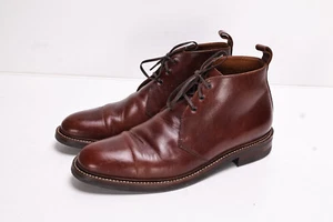 Men Caswell Boot Co Coimbra Chukka Lace Up 12 Brown Calf Leather Shoes Spain - Picture 1 of 10