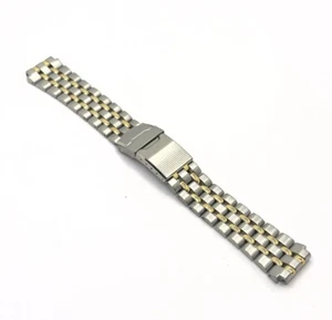 Seiko NOS Vintage 4274LB 22mm x 18mm Two-Tone Stainless Steel Watch Bracelet - Picture 1 of 7