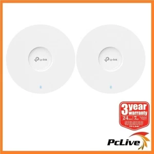 TP-Link EAP772 2 Pack BE9300 Ceiling Mount Tri-Band WiFi 7 Access Point Mesh POE - Picture 1 of 7