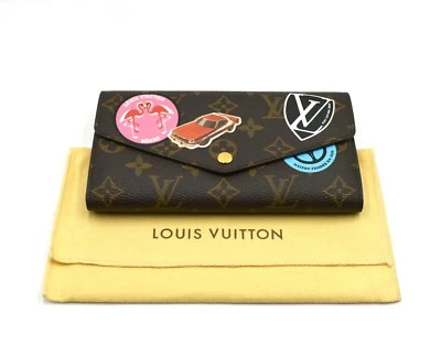 Louis Vuitton Sarah Limited Edition World Tour Monogram Canvas Wallet Miami COA - Image 1 of 4