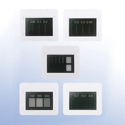 Rejilla de difracción de interferencia diafragma de interferencia de ranura simple y doble de 1 pieza Foto 1 de 4
