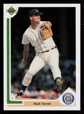 Walt Terrell 1991 Upper Deck #320 Detroit Tigers Baseball Card - Image 1 of 2