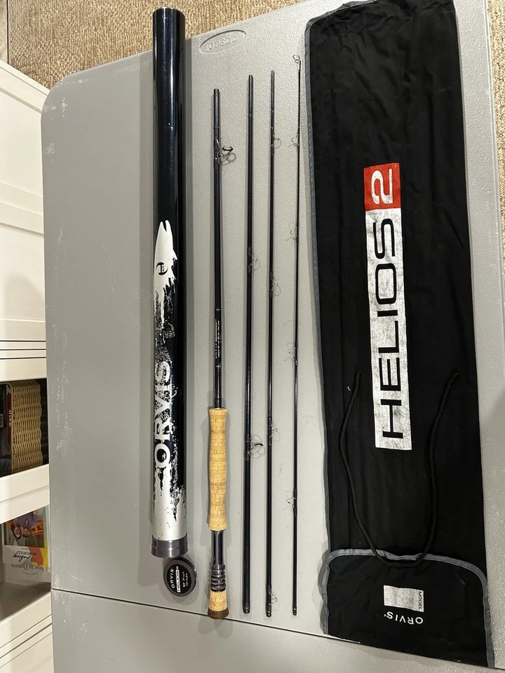 Orvis Helios 2 10ft 7wt Fly Fishing Rod Graphite Tip Flex - Image 1 of 4