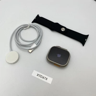 Apple Watch Ultra 49mm Titânio - 32GB (Desbloqueado) A2622 - Bom Estado - Imagem 1 de 4