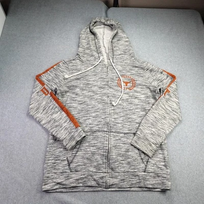 Sudadera con Capucha Texas Longhorns Para Mujer Grande 5th & Ocean Victorias Secret Rosa Cremallera Completa Foto 1 de 4