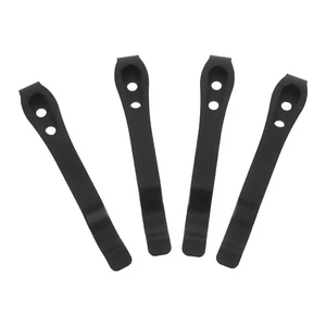  4 Piezas Acero Inoxidable Chaqueta Trasera Linterna Engranaje Clip Hardware Bolsillo - Imagen 1 de 17