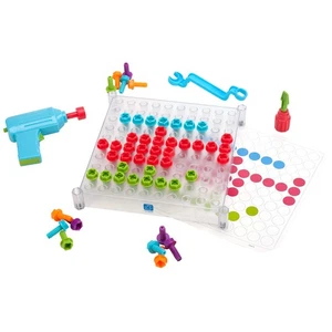 Design & Drill durchsichtige Kreativwerkstatt - Konstruktionsspielzeug & Kleinkind zu... - Bild 1 von 6