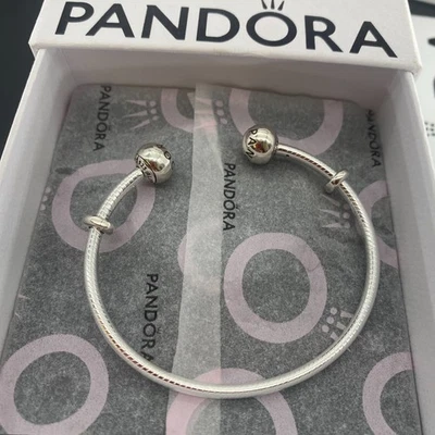 NEW Genunie Pandora Moments Open Snake Chain Bracelet S925 ALE Size 19cm - Image 1 of 4