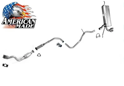 Complete Exhaust System MADE IN USA for Pontiac Grand Am 4 Bolt Flange 2.4L '99 - Image 1 of 4