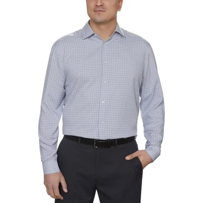 NUEVA Camisa de Vestir Para Hombre Kenneth Cole Gris Talla 16 - 16 1/2 34/35 Foto 1 de 4