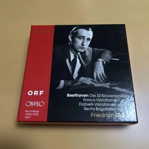 Out of print Friedrich Gulda Beethoven: Complete Piano Sonatas Live 9-CD Box Set - Picture 1 of 17