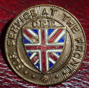 WW1 Canadian Expeditionary Force (CEF) services at the front badge 22mm - Picture 1 of 2
