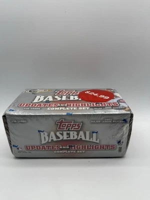 2005 TOPPS BASEBALL UPDATES AND HIGHLIGHTS COMPLETE FACTORY SEALED SET - Image 1 of 2