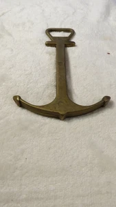 Antique Style Brass Nautical Ships Boat Anchor  Beer Bottle Opener FROM UK - Picture 1 of 4