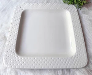 Raro piatto quadrato Nora Fleming SWISS DOT - PIATTO DESSERT 12" K3 ritirato HTF - Foto 1 di 2