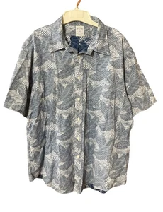 Brooks Brothers Herren Hawaiihemd Gr. XXL Blau Weiß Floral Tropical Regent - Bild 1 von 7