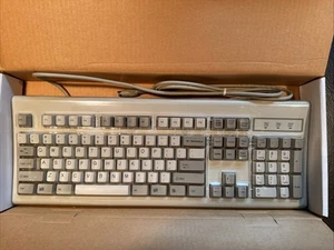 Vintage MICROSOFT KBD-WIN95/PS2 KEYBOARD - NEW in BOX - Picture 1 of 8