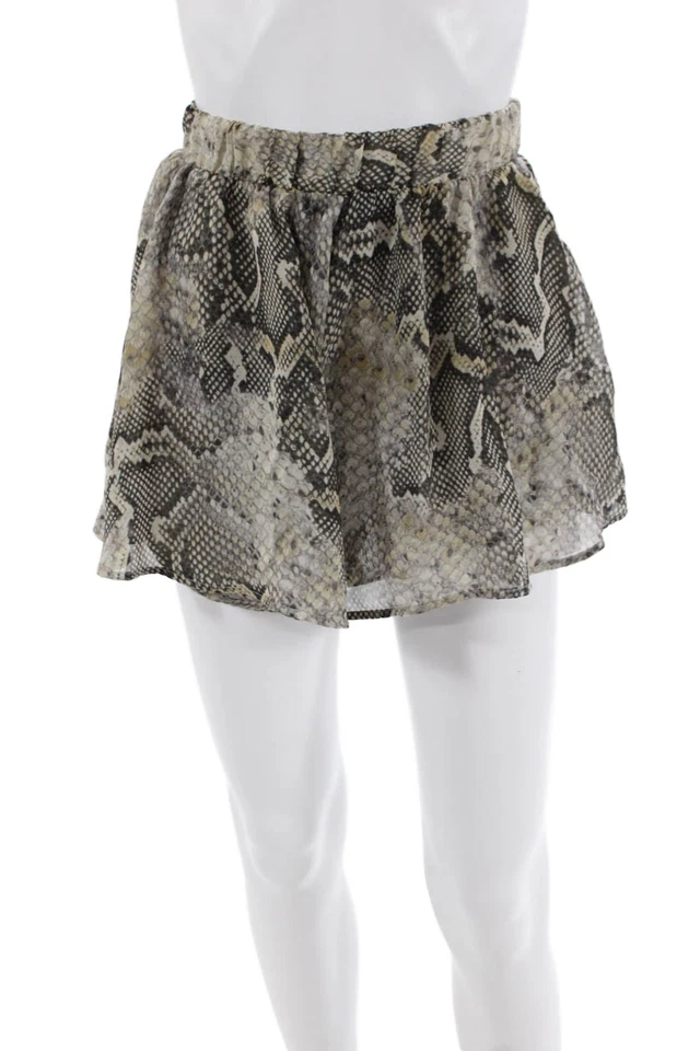 Pantalones Cortos Show Me Your Mumu Mujer Estampado Piel de Serpiente Multicolor Talla Extra Pequeña Foto 1 de 4