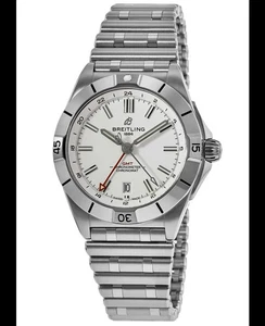 New Breitling Chronomat Automatic GMT 40 White Dial Men's Watch A32398101A1A1 - Picture 1 of 5