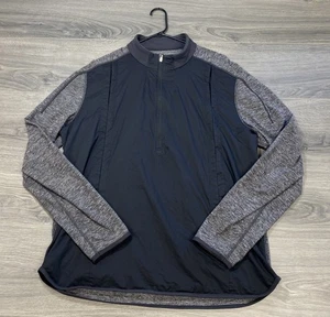 Lululemon Men’s 1/4 Zip Gray Vented Pullover Jacket Sz L? - Picture 1 of 10