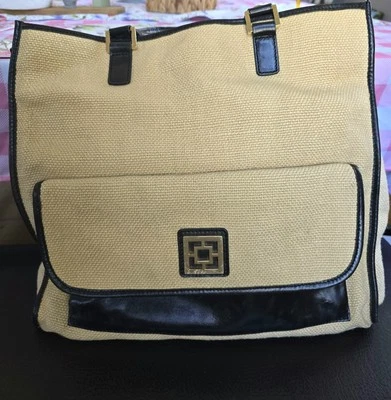 Trina Turk 大号帆布托特包多色图形印花海滩旅行钱包 — 第 1/4 张图片