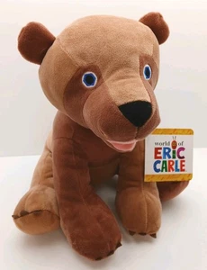 New Kohl's Cares Eric Carle Brown Bear 10" Plush Stuffed Animal Toy 2021 - Picture 1 of 8