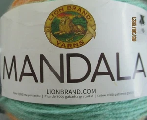 Lion Brand Mandala PIXIE 100% Acrylic 5.3 ozs 590 yds DK Light Worsted Wt #3 - Picture 1 of 6
