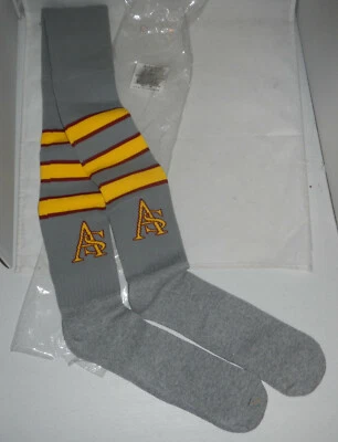 NEW Arizona State University ASU Sun Devils Logo Pair of Knee High Socks Size XL - Image 1 of 3