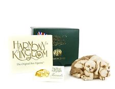 Harmony Kingdom Treasure Jests Friends Puppy & Dog Marble Figurine TJNNHO NEW UK