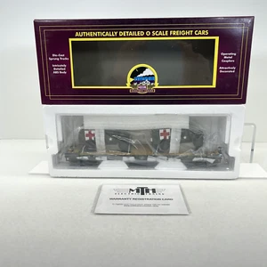 MTH Premier 20-95302 U.S. Army Flatcar w (2) Dodge WC54 Ambulances O Gauge NEW - Picture 1 of 10