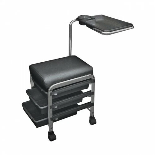 BEAUTYFOR Salon seat for pedicure & manicure "CH-5005" (Black)