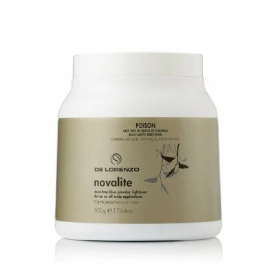 De Lorenzo NovaLite Powder Free Blue Bleach 500g Professional Blue Bleach Scalp - Image 1 of 4