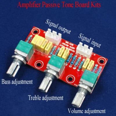 Amplifier Passive Tone Board Bass Treble Volume Control Pre-amplifier Board Kit - Bild 1 von 4
