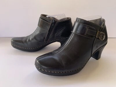 Josef Seibel Botines de Cuero Negro con Tacones al Tobillo Cremallera Lateral para Mujer Talla 39 EU Foto 1 de 4