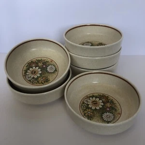 Lenox TemperWare Magic Garden Coupe Cereal Bowls 6 1/8" Stoneware USA Set of 6 - Picture 1 of 24