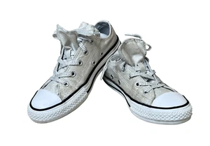 Converse 659348F All Stars CT OX Low Top Sneaker Double Tongue Silber Junior 1 - Bild 1 von 8