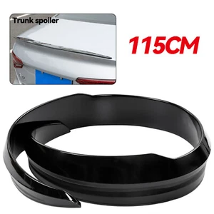 115cm Rear Trunk Extension Spoiler Wing Lip For AUDI BMW BENZ Sedan Models ABS - Picture 1 of 8