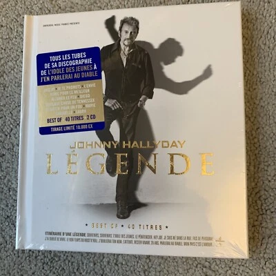 Johnny Hallyday Légende - Best Of 40 titres (CD) Album New Sealed - Image 1 of 2