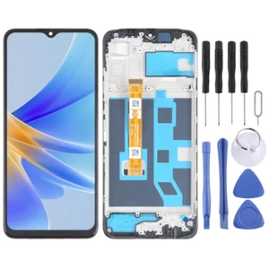 For OPPO A17 OEM LCD Screen Digitizer Full Assembly with Frame Replacement Black - Picture 1 of 6