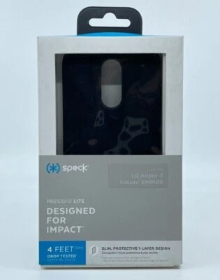 Speck - Funda Presidio LITE para LG Rebel 4 LML211BL / LG Aristo 3 Tribute - Negra Foto 1 de 3