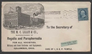 1890 M.C. Uniformes militares Columbus OH a Eureka NV Scott 246 - Imagen 1 de 2