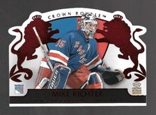2002-03 CROWN ROYALE RED PARALLEL # 65 MIKE RICHTER, NEW YORK RANGERS !! H31C