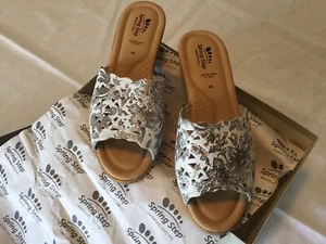 Women’s Springstep ESTELLA Fashion Wedge Slide Sandals Sz 9 New - Picture 1 of 7