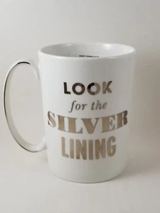 Lenox Kate Spade New York Simply Sparkling "Silver Lining" Tasse... Neu - Bild 1 von 11