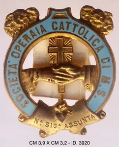 GENUA KATHOLISCHE ARBEITERGESELLSCHAFT DER GEGENSEITIGEN HILFE UNSERE LIEBE FRAU ANGENOMMEN - Bild 1 von 6